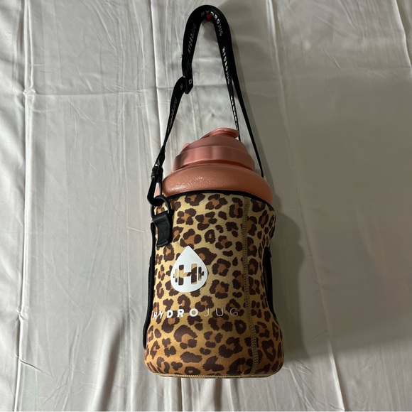 HydroJug Handbags - HydroJug Pro 73oz with Leopard Insulated Sleeve and Carrying Strap